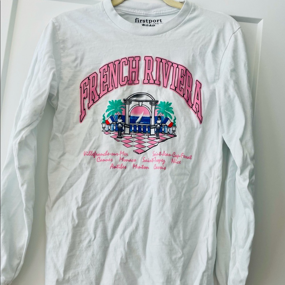 Firstport French Riviera Long Sleeve Tee